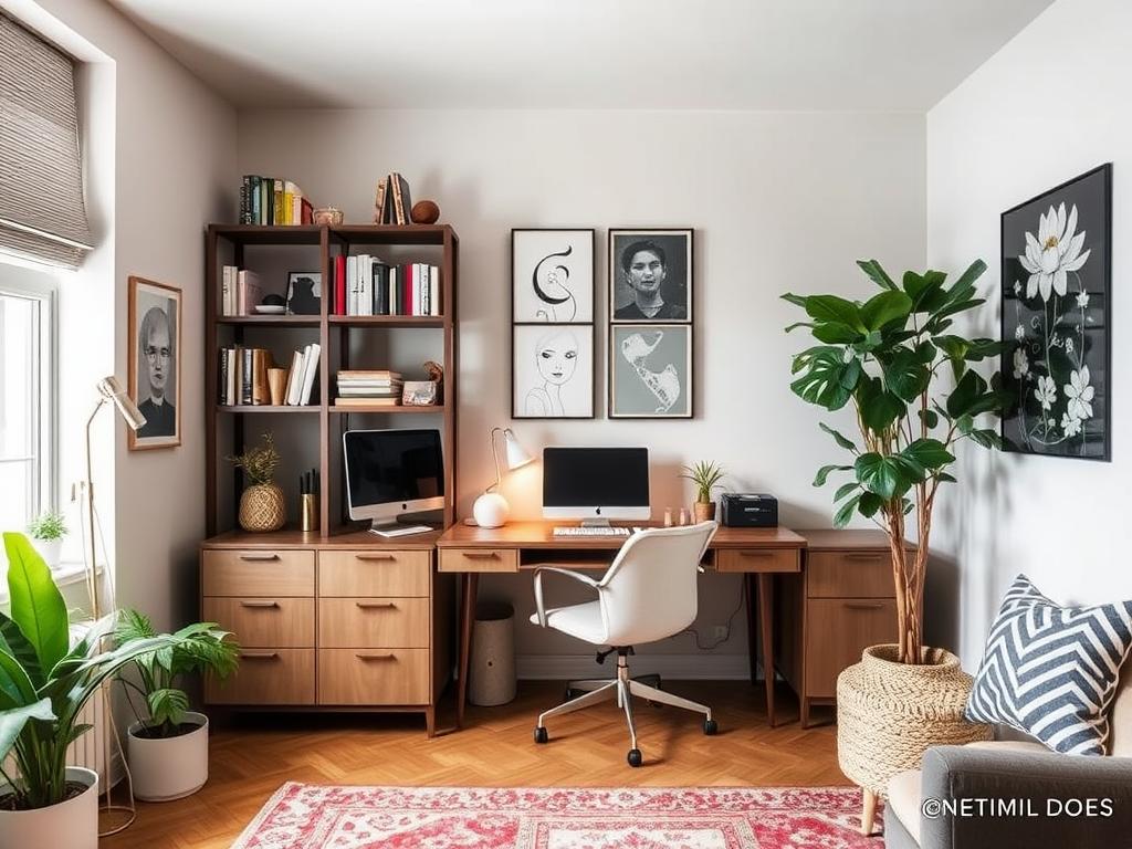 Рабочее место дома: как создать стильный и функциональный офис в уголке квартиры