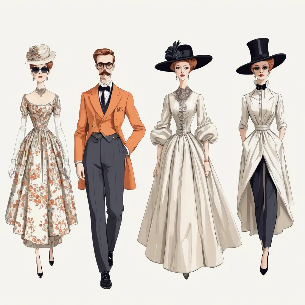 История моды от XVIII века до современности: развитие трендов и стиль